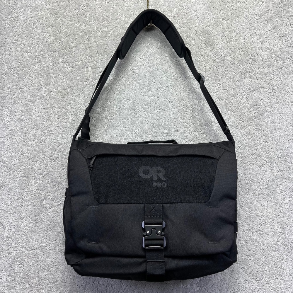 Outdoor Research PRO Deploy Messenger Bag Black Tactical Travel School Laptop